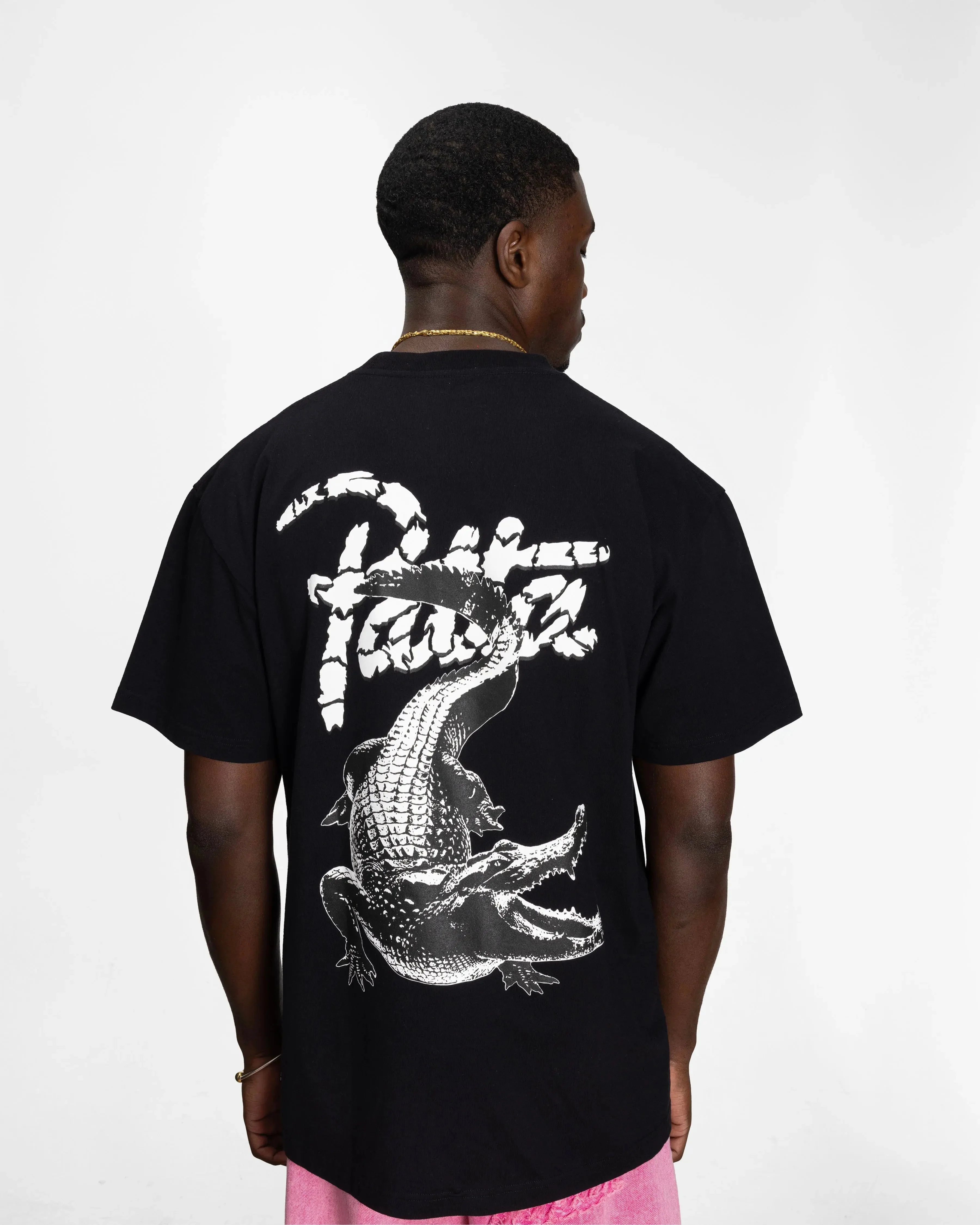 Patta Croco T-shirt (Black) - Image 3