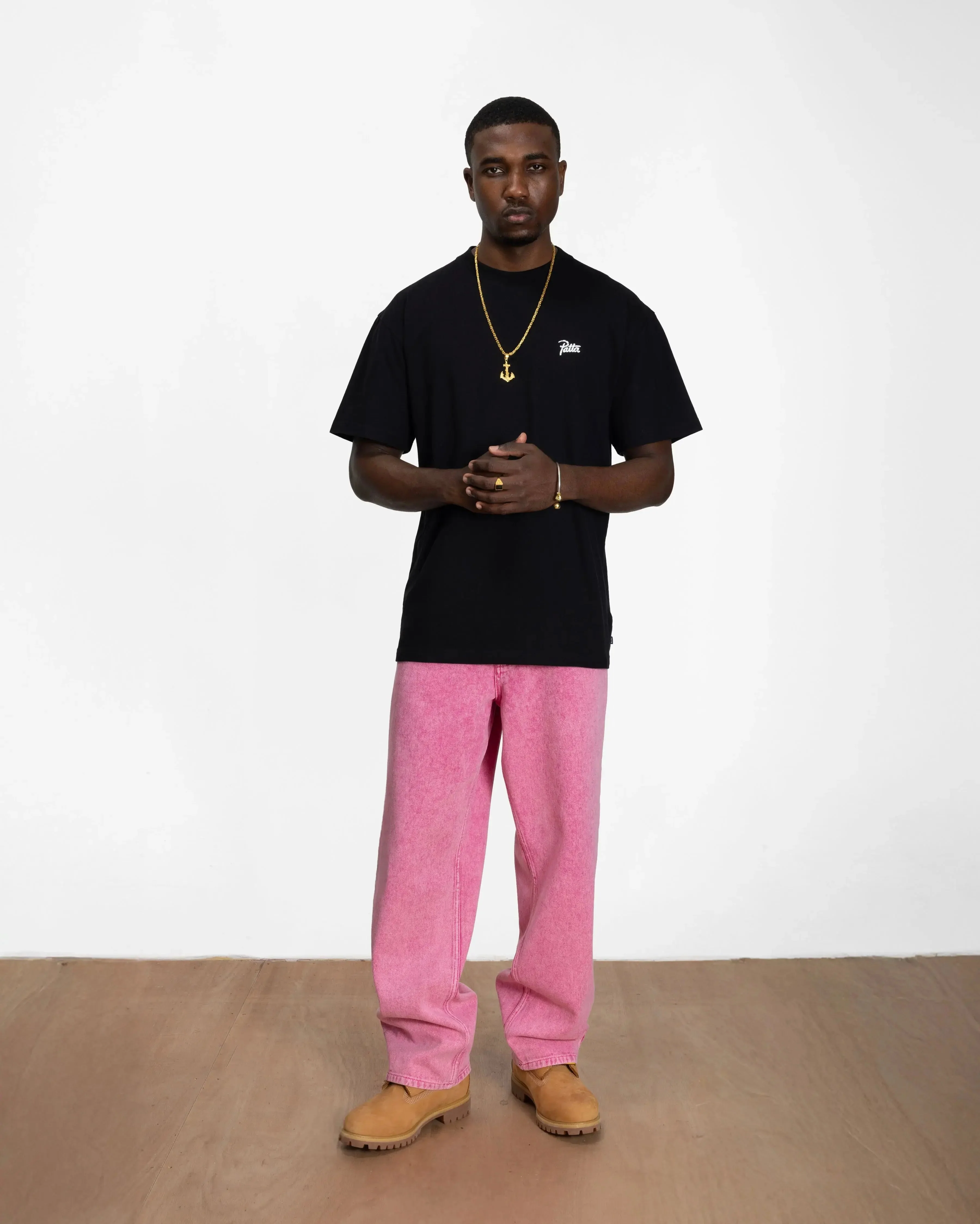 Patta Croco T-shirt (Black) - Image 4