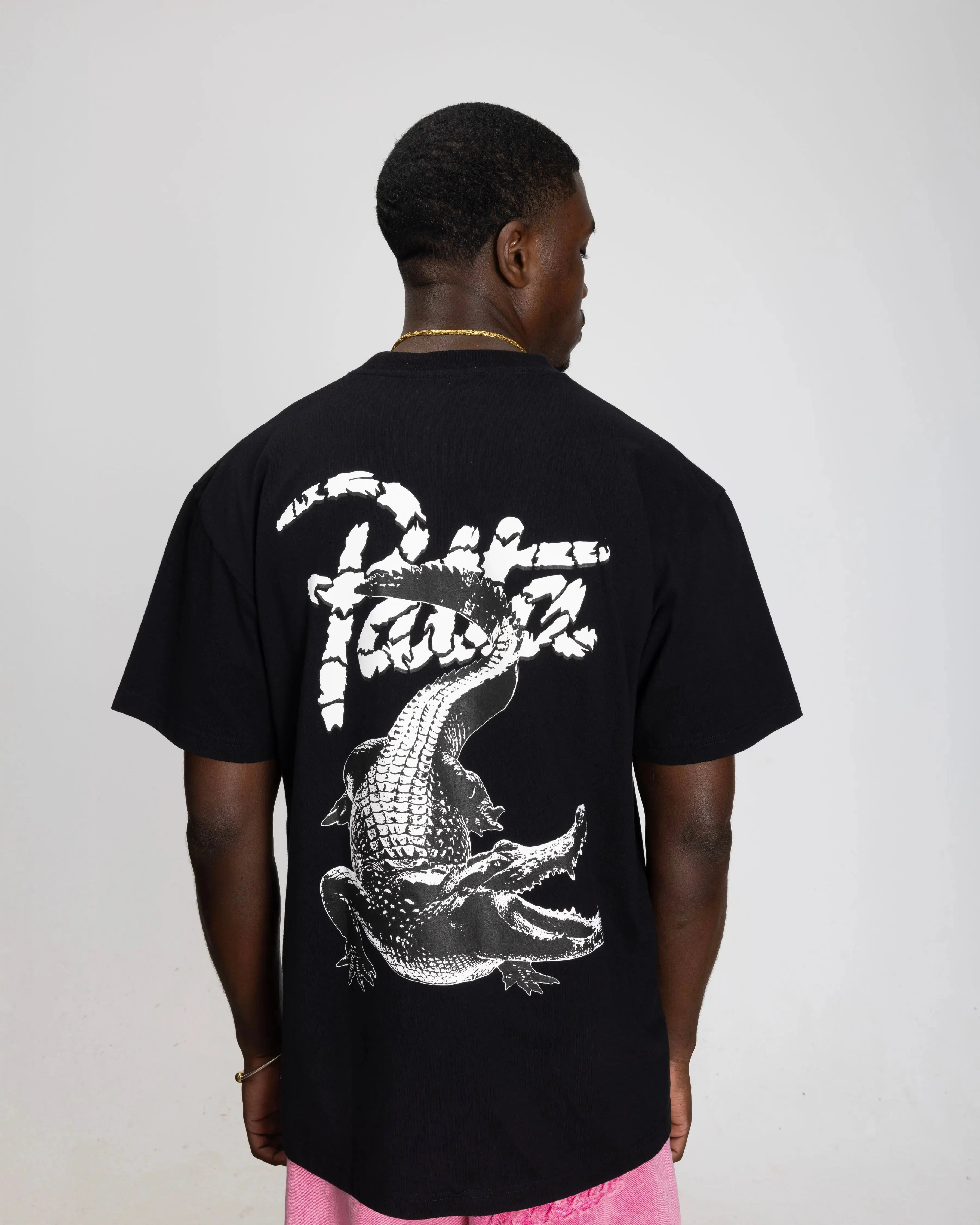 Patta Croco T-shirt (Black) - Image 7