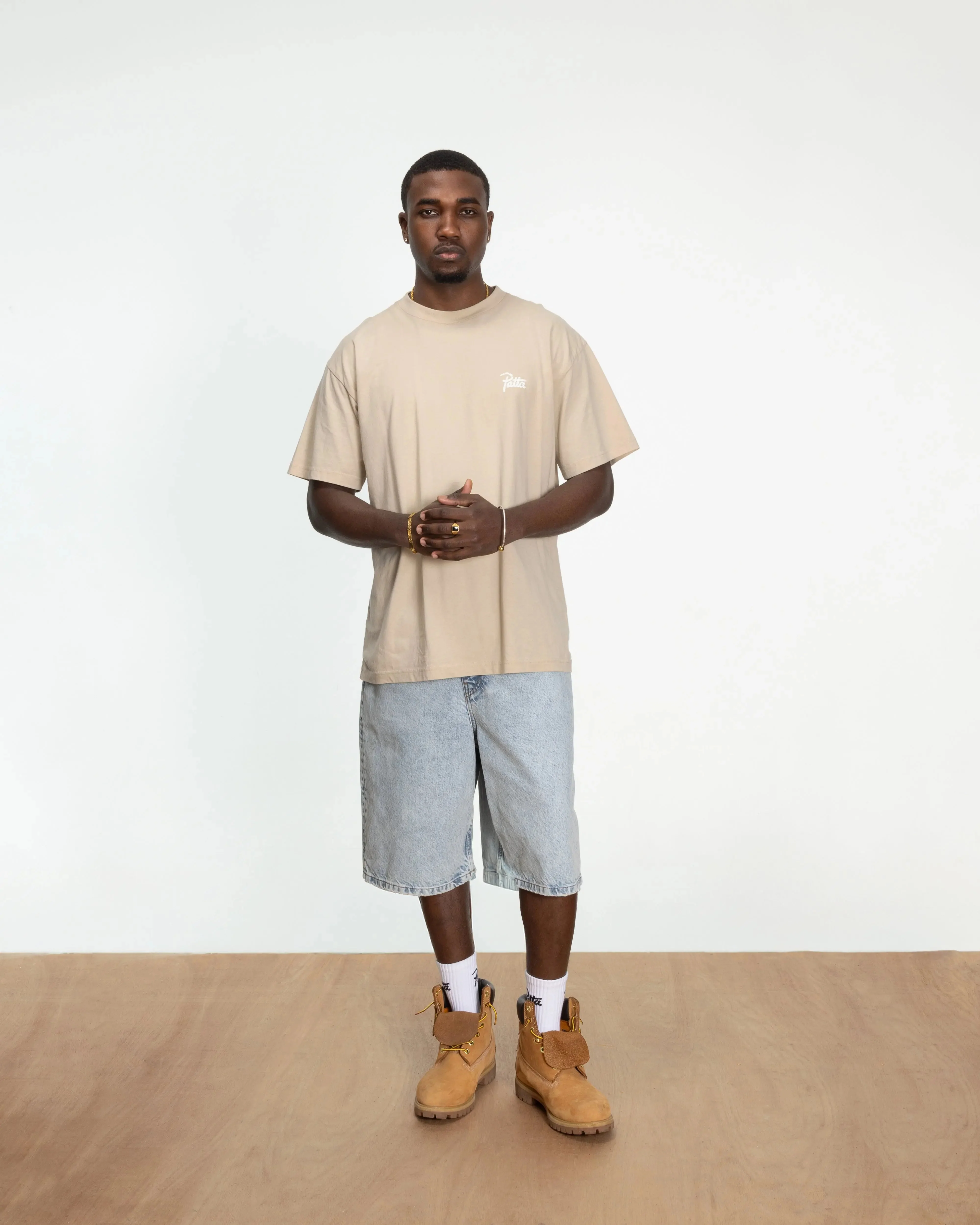 Patta Croco T-shirt (Oatmeal) - Image 7