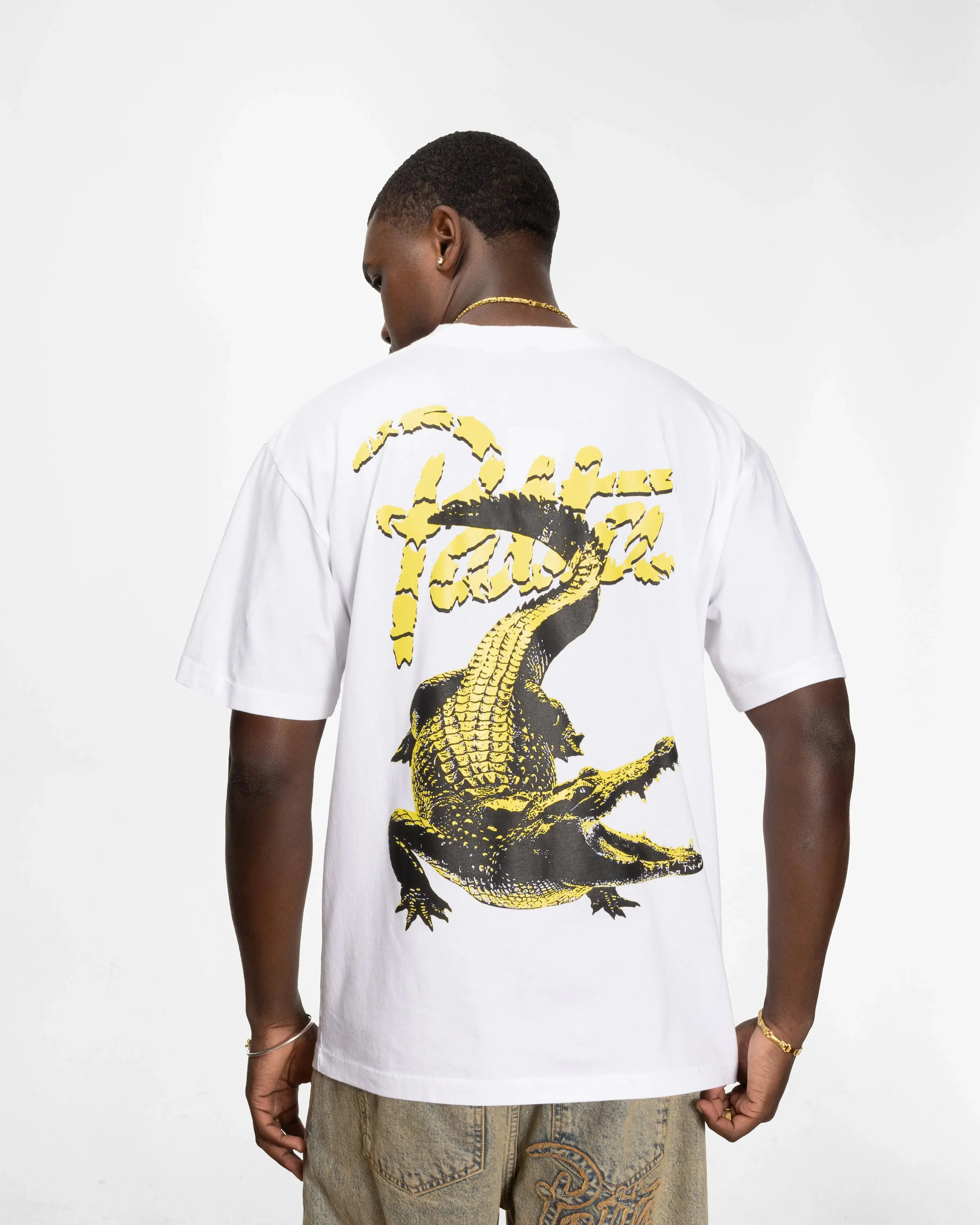 Patta Croco T-shirt (White) - Image 3