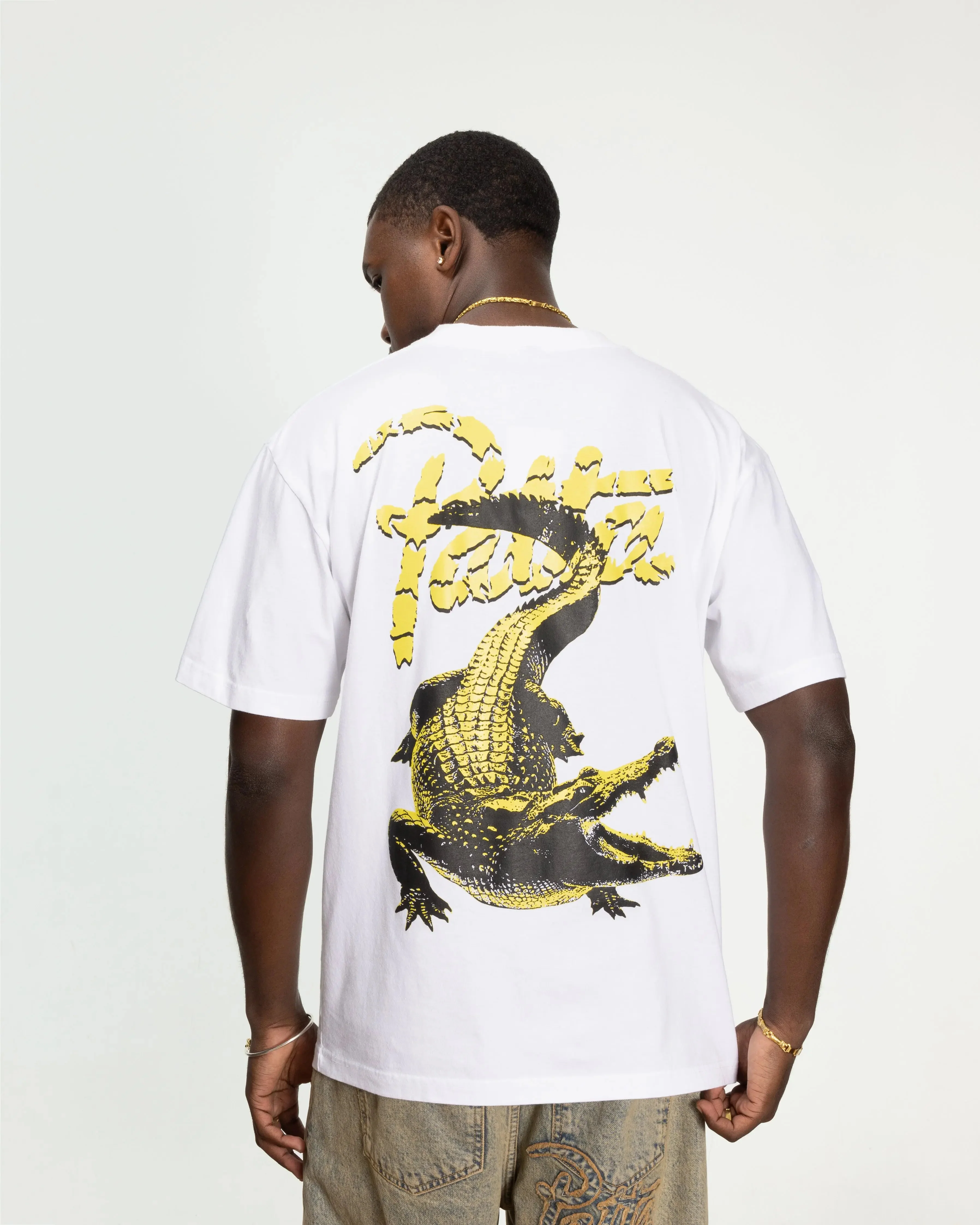 Patta Croco T-shirt (White) - Image 8