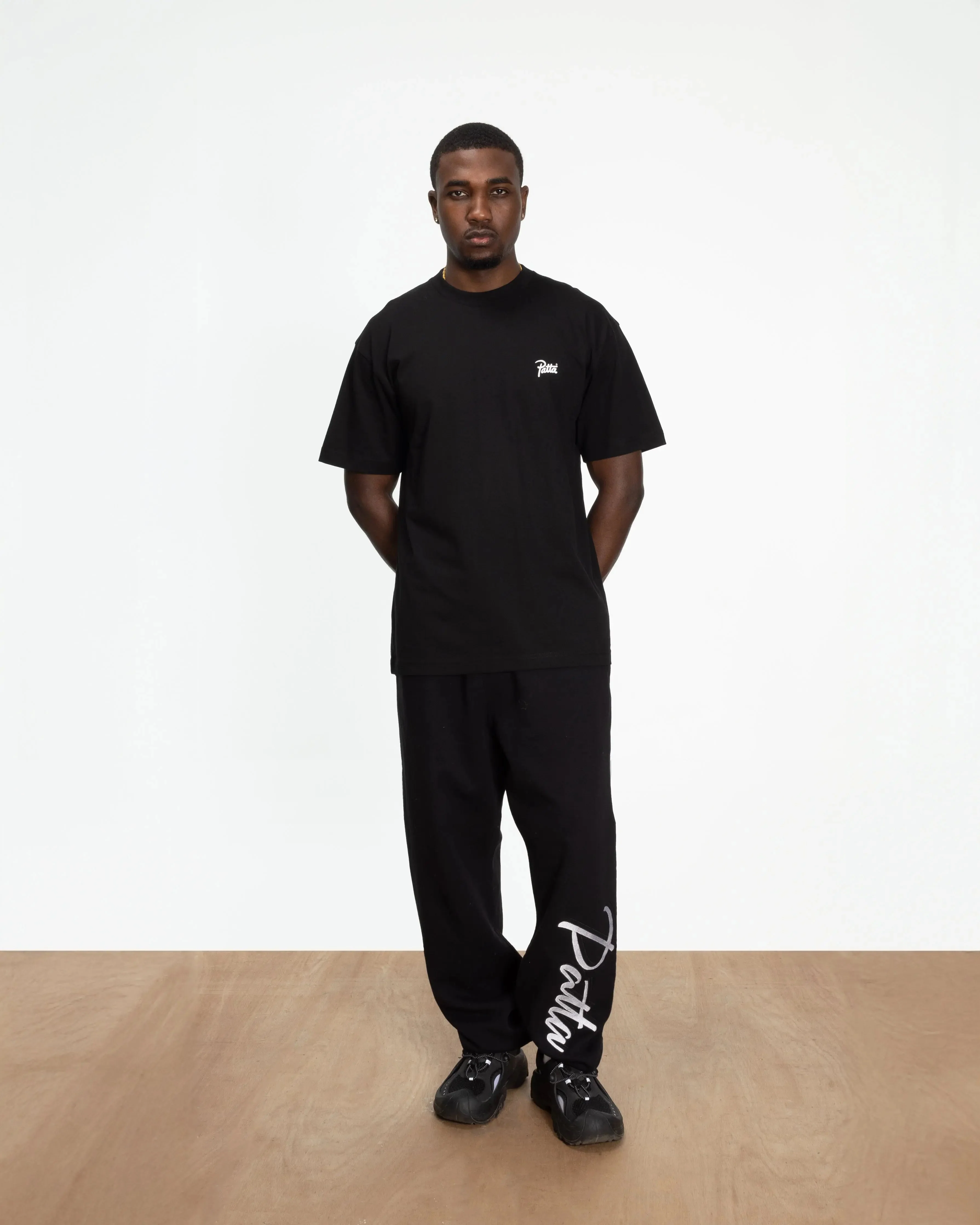 Patta Embro Classic Jogging Pants (Black) - Image 2