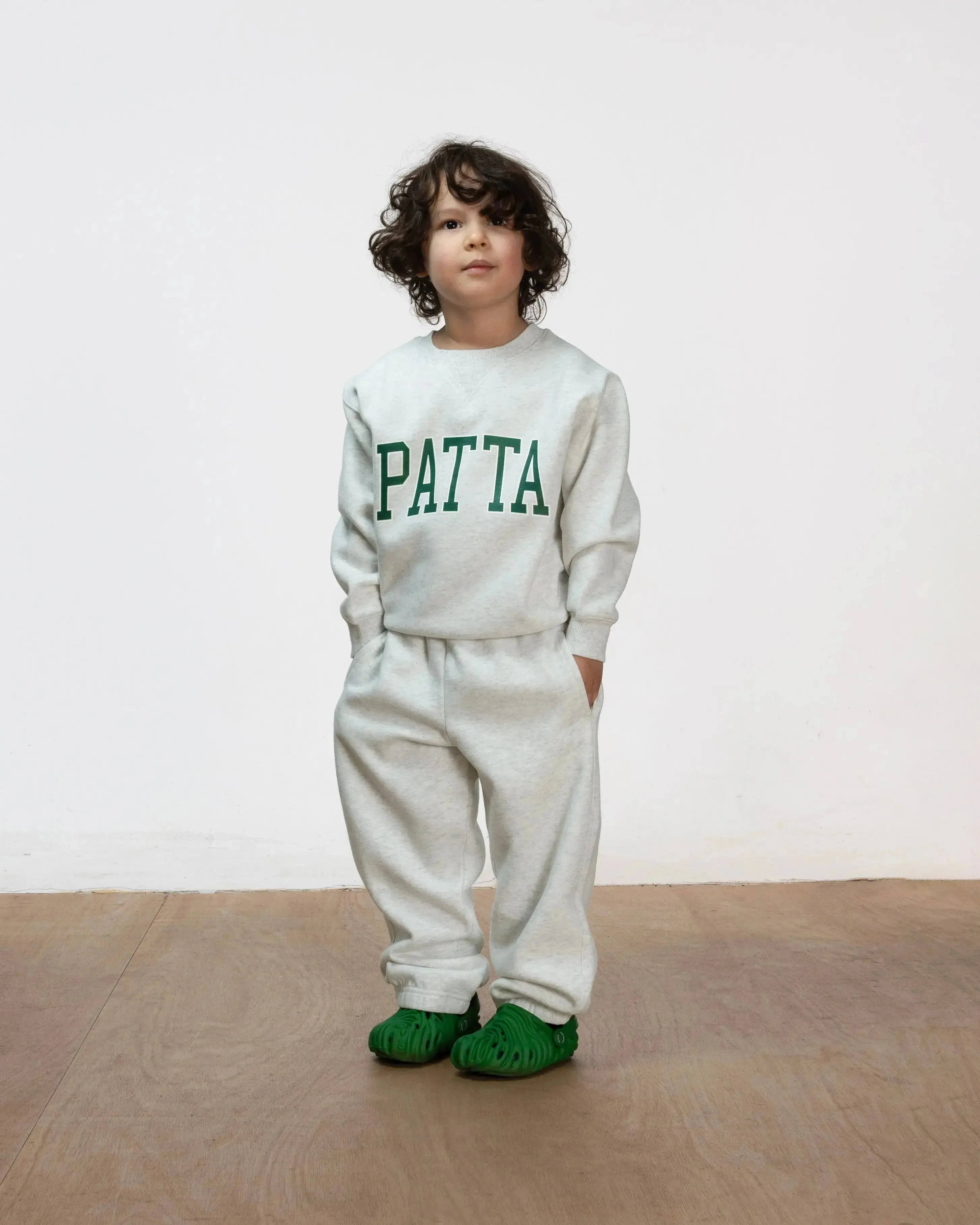 Patta Kids Jogging Pants (Grey heather) - Image 4