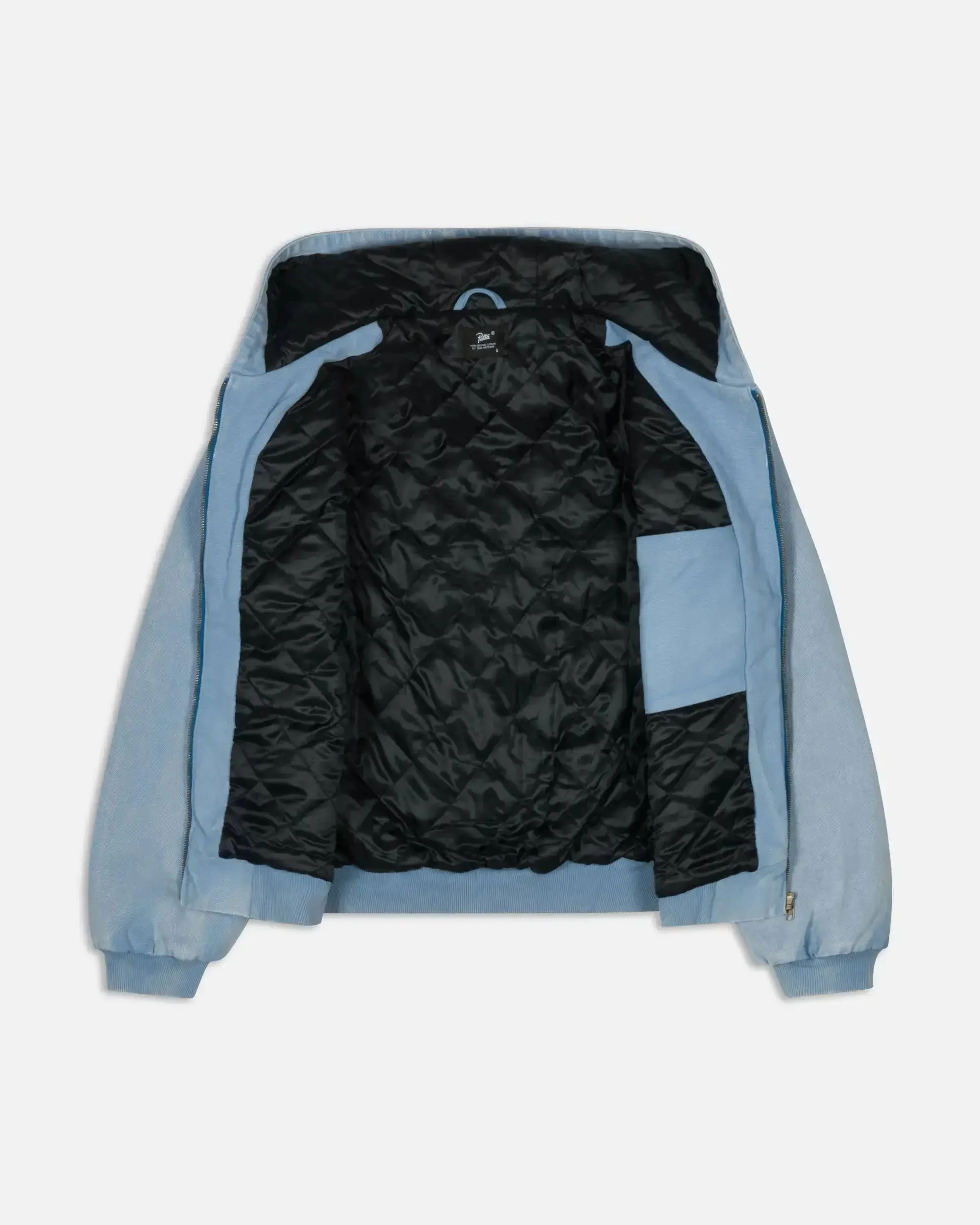 Patta Peace Canvas Hooded Jacket (Light Blue Denim) - Image 6