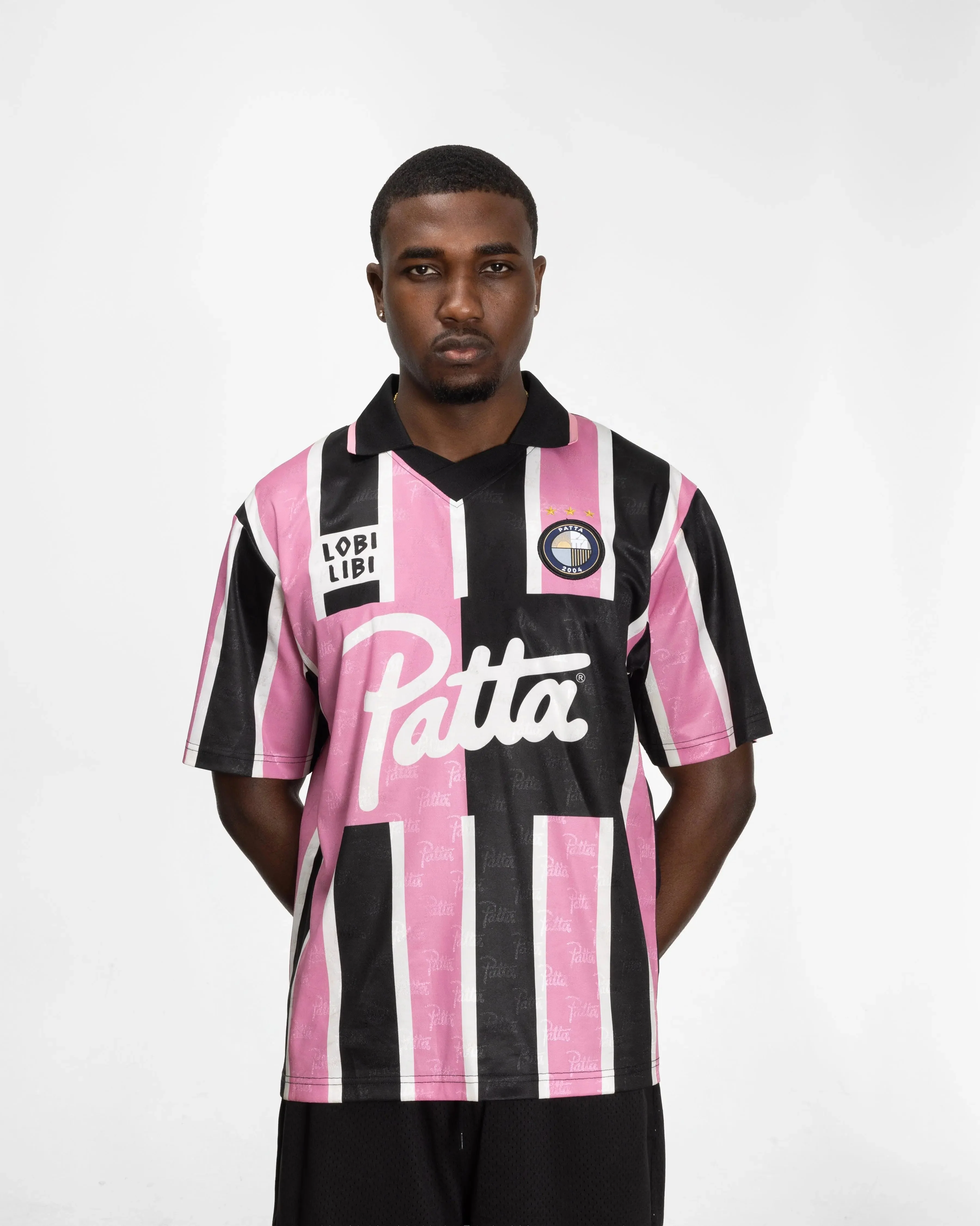 Patta Stripe Football Jersey (Begonia Pink) - Image 3