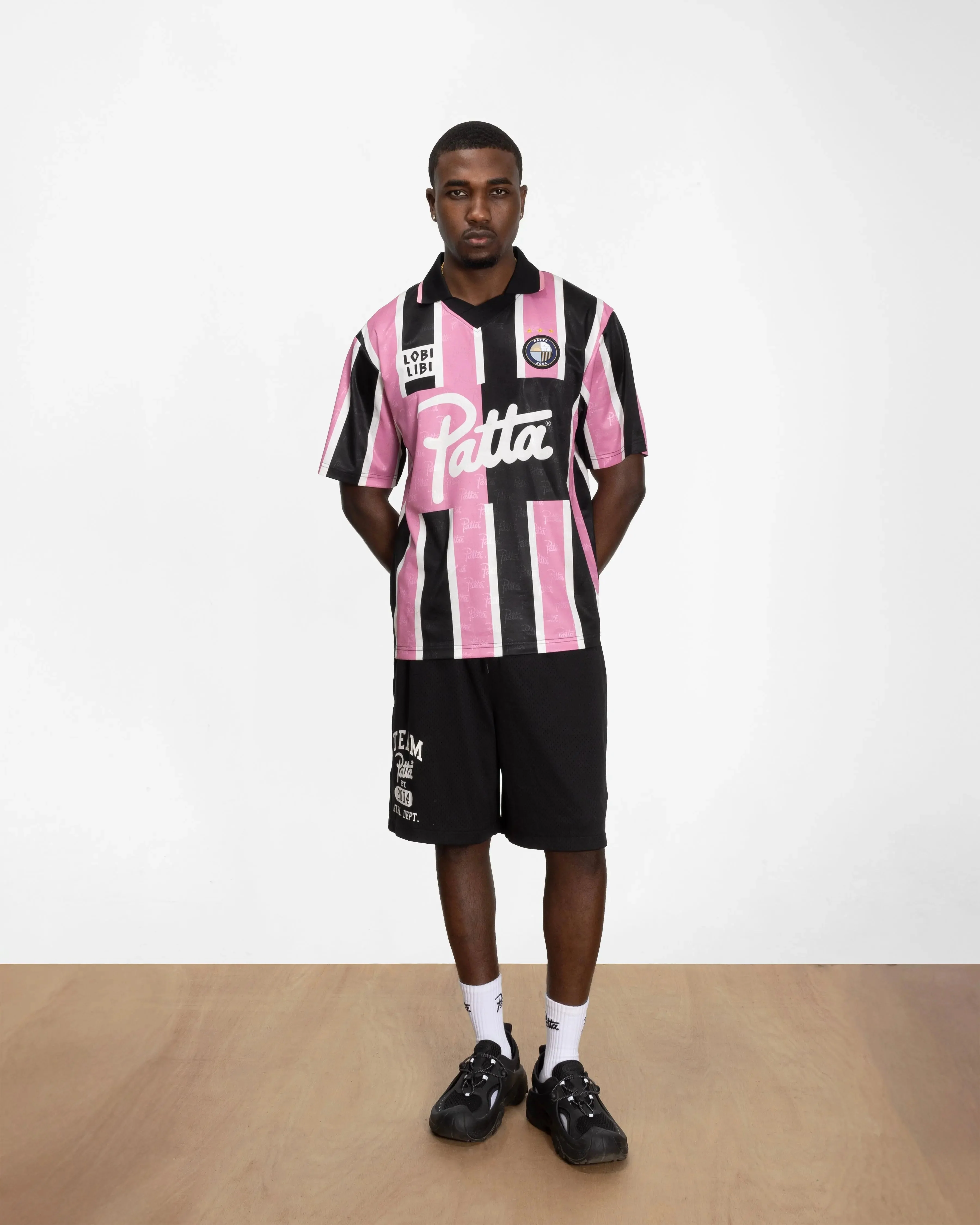 Patta Stripe Football Jersey (Begonia Pink) - Image 4