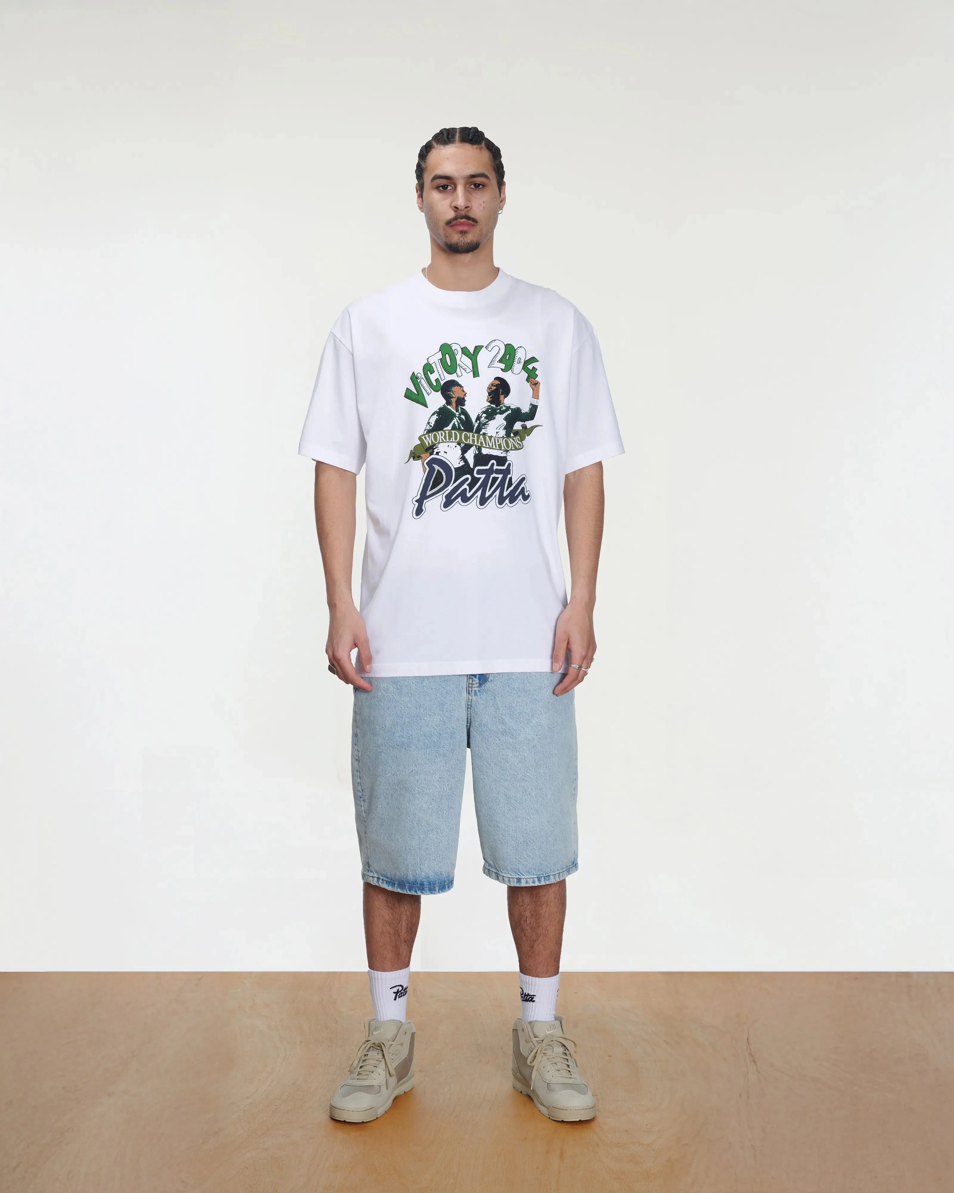 Patta Victory T-Shirt (White) - Image 4